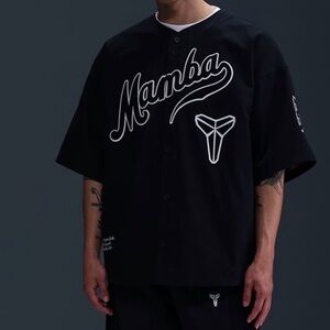 Nike Kobe Bryant Baseball Jersey Black Mamba Number 24 Medium IB0007-010